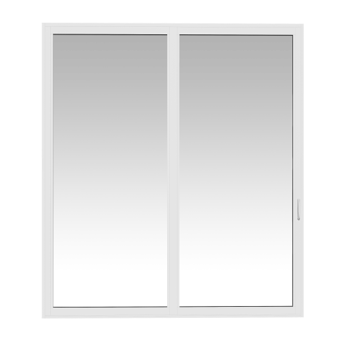 S-700 S.G.D_02 - White Frame - Clear Glass - 500 x 500